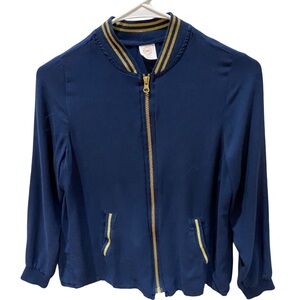 Blue Zip Up Jacket